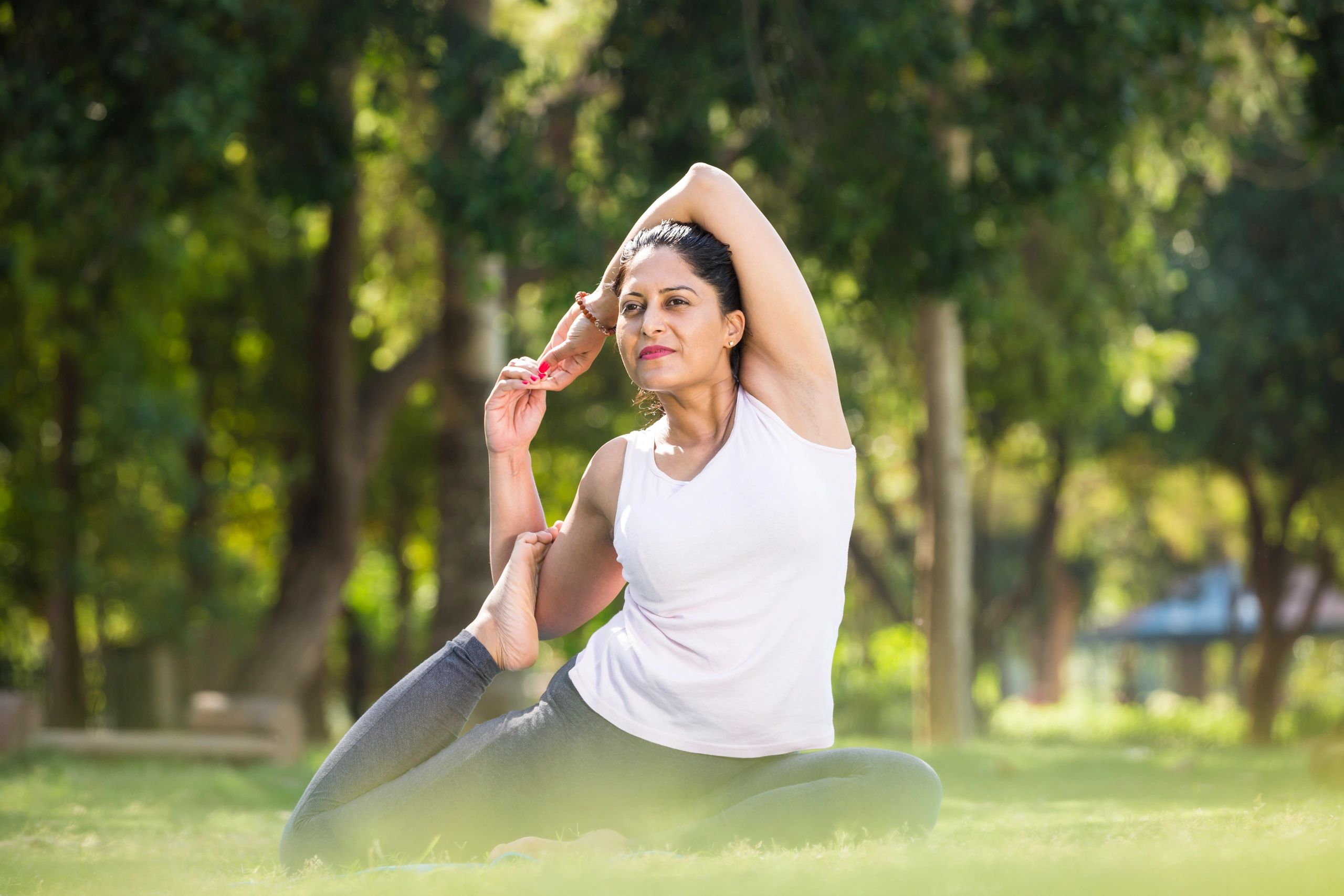 women exercising outdoors bone health